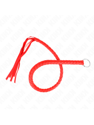 KINK LATIGO DE SERPIENTE CON ANILLO DE MANO ROJO 65 CM