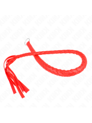 KINK LATIGO DE SERPIENTE CON ANILLO DE MANO ROJO 65 CM
