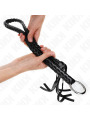 KINK LATIGO DE SERPIENTE CON ANILLO DE MANO NEGRO 65 CM