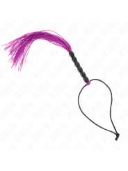KINK MINI LATIGO DE SILICONA CON AGARRE 6 BOLAS MORADO 26 CM