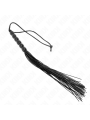 KINK MINI LATIGO DE SILICONA CON AGARRE 6 BOLAS NEGRO 26 CM