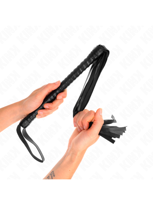 KINK LATIGO CON MANGO TEXTURIZADO NEGRO 485 CM