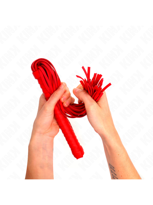 KINK LATIGO CON MANGO TEXTURIZADO ROJO 485 CM