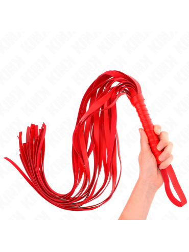 KINK LATIGO DE COLA LARGA Y MANGO CORTO ROJO 70 CM