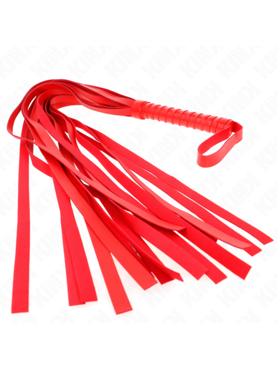 KINK LATIGO DE COLA LARGA Y MANGO CORTO ROJO 70 CM