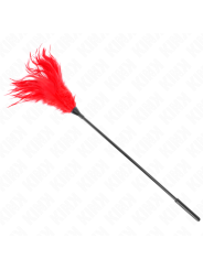 KINK PLUMAS MULTIPLES PARA COSQUILLAS ROJO 45 CM