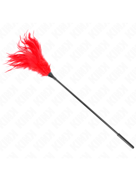 KINK PLUMAS MULTIPLES PARA COSQUILLAS ROJO 45 CM