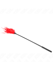 KINK PLUMAS MULTIPLES PARA COSQUILLAS ROJO 45 CM