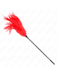 KINK PLUMAS MULTIPLES PARA COSQUILLAS ROJO 45 CM