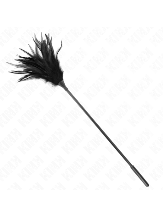 KINK PLUMAS MULTIPLES PARA COSQUILLAS NEGRO 45 CM
