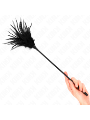 KINK PLUMAS MULTIPLES PARA COSQUILLAS NEGRO 45 CM