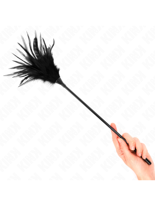 KINK PLUMAS MULTIPLES PARA COSQUILLAS NEGRO 45 CM