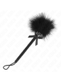 KINK MASAJEADOR DE CUERDA DE NAILON CON PLUMAS PARA COSQUILLAS Y LAZO NEGRO 25 CM