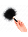 KINK PLUMAS PARA COSQUILLAS METAL DORADO NEGRA 18 CM