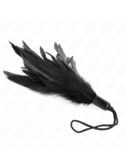 KINK PLUMAS PARA COSQUILLAS CON MANGO DE CUERDA BASE DE PLASTICO 15 CM