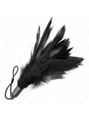 KINK PLUMAS PARA COSQUILLAS CON MANGO DE CUERDA BASE DE PLASTICO 15 CM