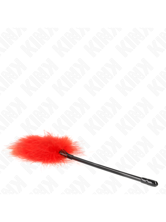 KINK PLUMAS PARA COSQUILLAS ROJO USADO PARA EL KIT BONDAGE 27 CM