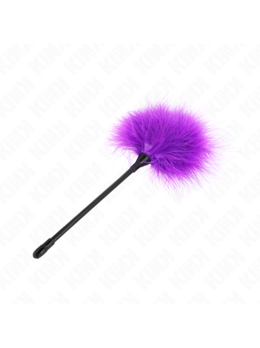 KINK PLUMAS PARA COSQUILLAS MORADO USADO PARA EL KIT BONDAGE 27 CM