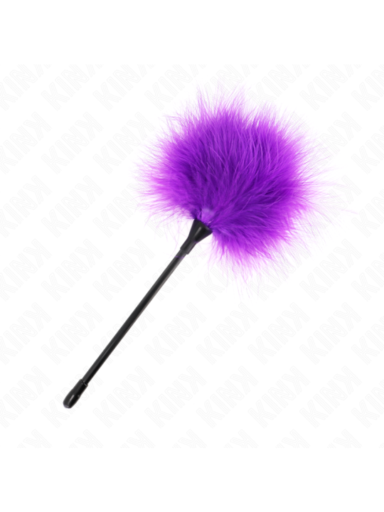 KINK PLUMAS PARA COSQUILLAS MORADO USADO PARA EL KIT BONDAGE 27 CM