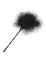 KINK PLUMAS PARA COSQUILLAS NEGRO USADO PARA EL KIT BONDAGE 27 CM