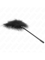 KINK PLUMAS PARA COSQUILLAS NEGRO USADO PARA EL KIT BONDAGE 27 CM