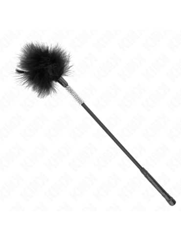 KINK PLUMAS PARA COSQUILLAS CON MANGO DE DIAMANTES DE IMITACION 50 CM