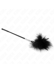 KINK PLUMAS PARA COSQUILLAS CON MANGO DE DIAMANTES DE IMITACION 50 CM