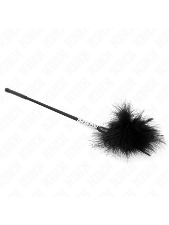 KINK PLUMAS PARA COSQUILLAS CON MANGO DE DIAMANTES DE IMITACION 50 CM