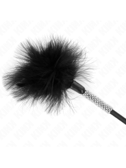 KINK PLUMAS PARA COSQUILLAS CON MANGO DE DIAMANTES DE IMITACION 50 CM