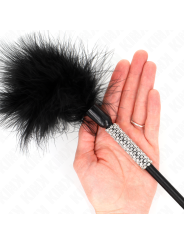 KINK PLUMAS PARA COSQUILLAS CON MANGO DE DIAMANTES DE IMITACION 50 CM