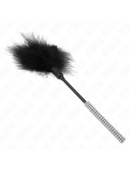 KINK PLUMAS PARA COSQUILLAS CON MANGO DE DIAMANTES DE IMITACION 27 CM