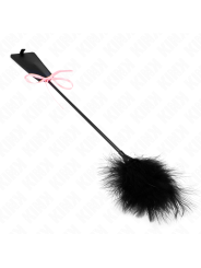 KINK PLUMAS PARA COSQUILLAS CON LAZO DE CINTA ROSA 49 CM