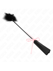 KINK PLUMAS PARA COSQUILLAS CON LAZO DE CINTA ROSA 49 CM
