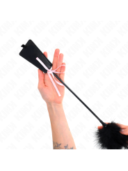 KINK PLUMAS PARA COSQUILLAS CON LAZO DE CINTA ROSA 49 CM