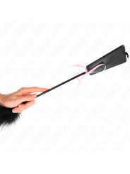 KINK PLUMAS PARA COSQUILLAS CON LAZO DE CINTA ROSA 49 CM