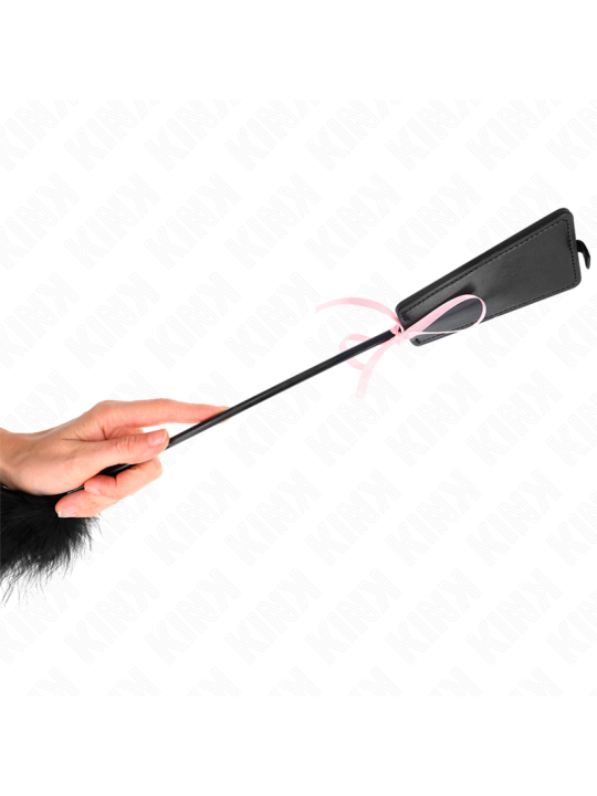 KINK PLUMAS PARA COSQUILLAS CON LAZO DE CINTA ROSA 49 CM