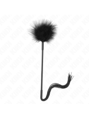 KINK LATIGO DE SILICONA CON PLUMAS PARA COSQUILLAS 47 CM