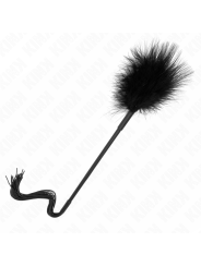 KINK LATIGO DE SILICONA CON PLUMAS PARA COSQUILLAS 47 CM