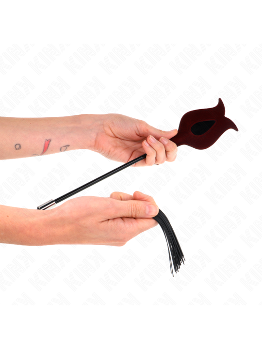 KINK LATIGO DE BORLA DE SILICONA CON FORMA DE ROSA 45 CM