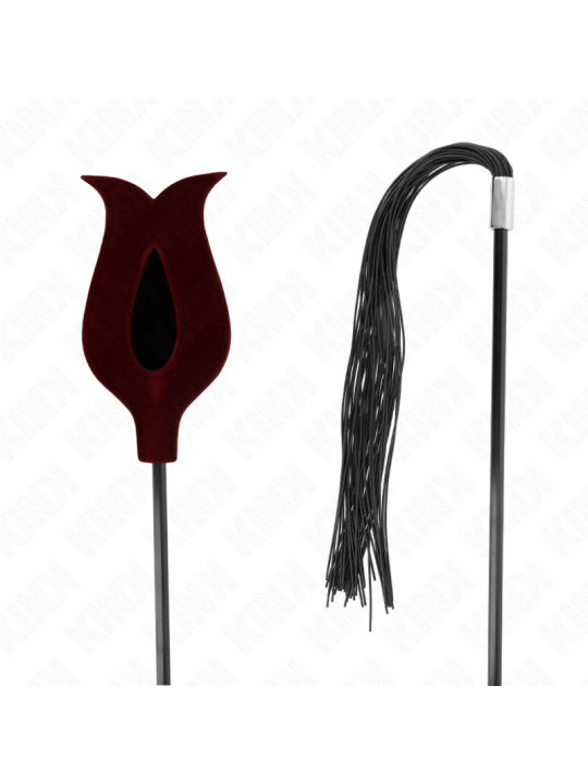 KINK LATIGO DE BORLA DE SILICONA CON FORMA DE ROSA 45 CM