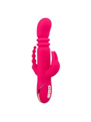 CALEXOTICS JACK FANTASY TRIPLE VIBRADOR CALENTABLE RABBIT ROSA