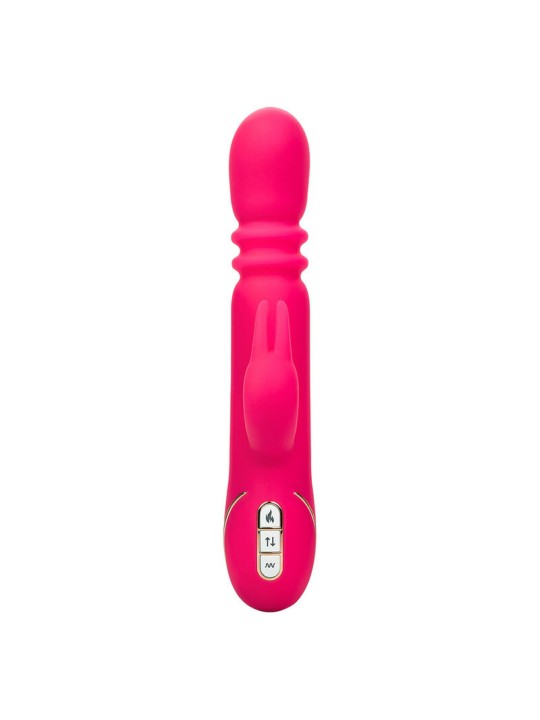 CALEXOTICS JACK FANTASY TRIPLE VIBRADOR CALENTABLE RABBIT ROSA