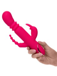 CALEXOTICS JACK FANTASY TRIPLE VIBRADOR CALENTABLE RABBIT ROSA
