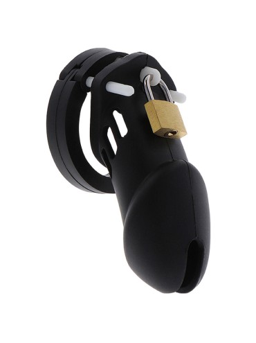 HIDDEN DESIRE EXTREME JAULA DE CASTIDAD SILICONA TALLA L NEGRO