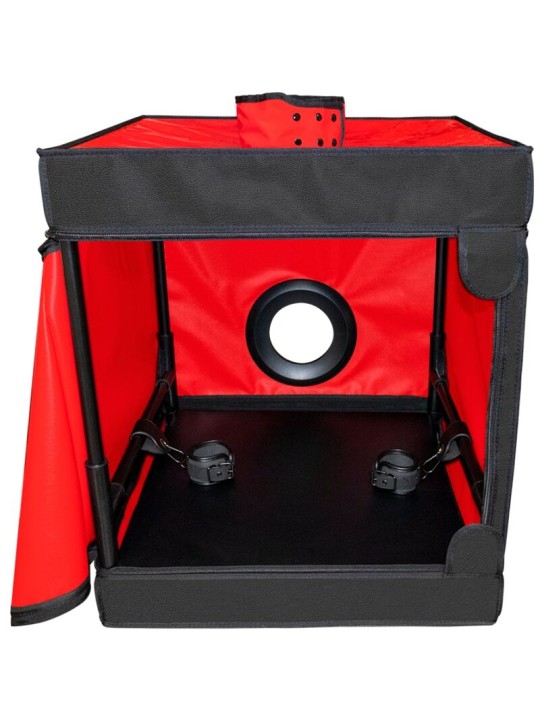 SECRET DOME KINK CLUB CABINA BUKKAKE NEGRO ROJO