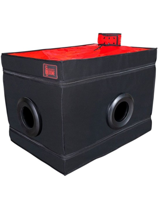 SECRET DOME KINK CLUB LA NICHE CABINA NEGRO ROJO