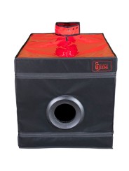 SECRET DOME KINK CLUB LA NICHE CABINA NEGRO ROJO