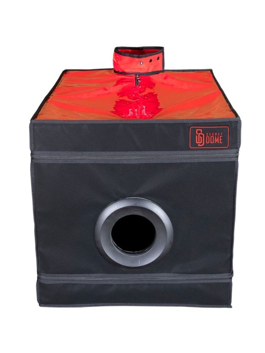 SECRET DOME KINK CLUB LA NICHE CABINA NEGRO ROJO