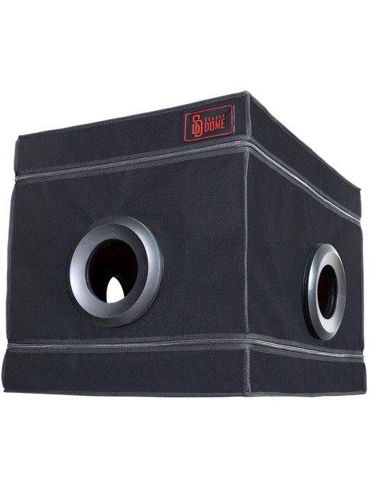 SECRET DOME KINK CLUB LA NICHE CABINA NEGRO ROJO