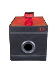 SECRET DOME KINK CLUB LA NICHE CABINA NEGRO ROJO